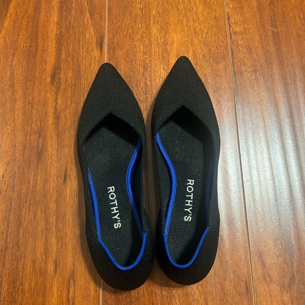 Rothy's Black Flats - The Point